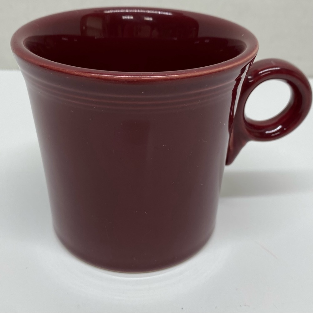 Fiesta Burgundy 10oz Mug Cup Homer Laughlin Fiestaware HLC USA Ring O Handle